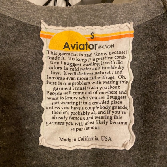 AVIATOR NATION SWEATSHIRT - Picture 3 of 3